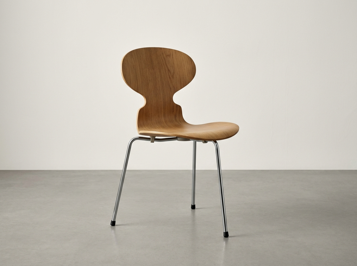 The Ant Chair highlighting form and materials