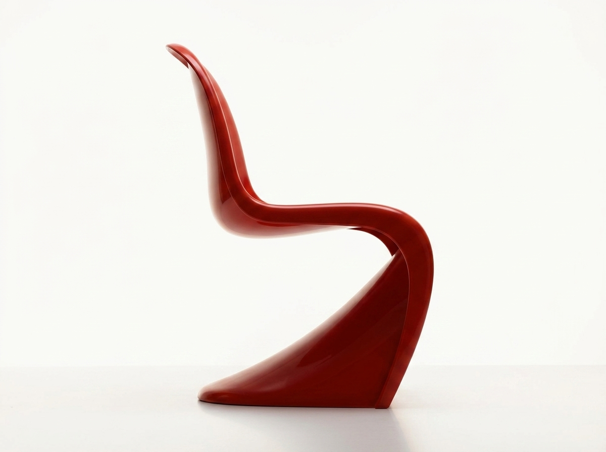 Panton Chair profile silhouette showing signature geometry