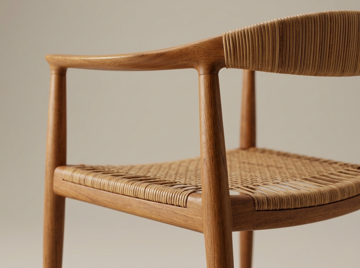 Detail of visible joints or frame transitions