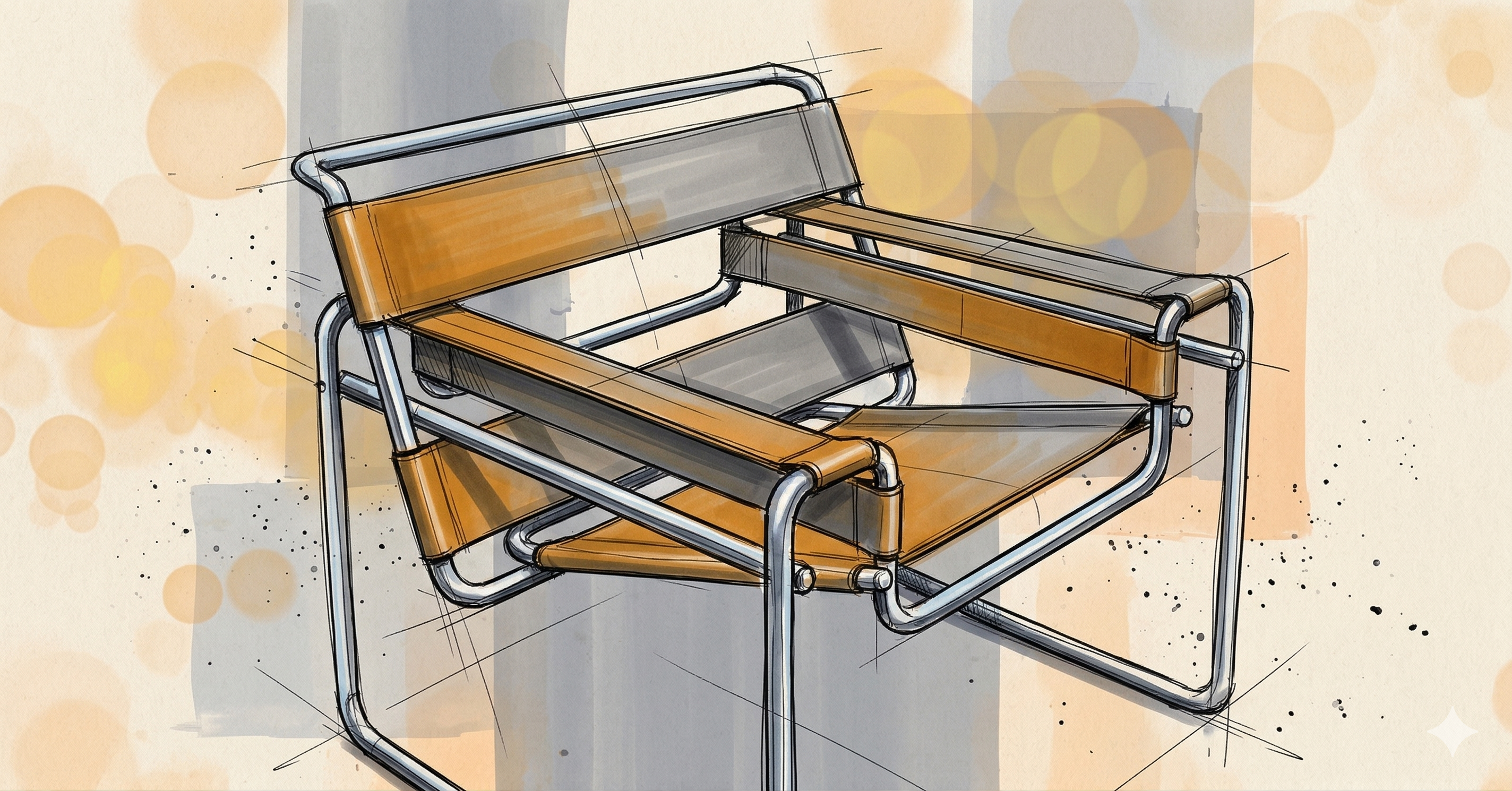 Marcel Breuer's Wassily Chair (Model B3), 1925